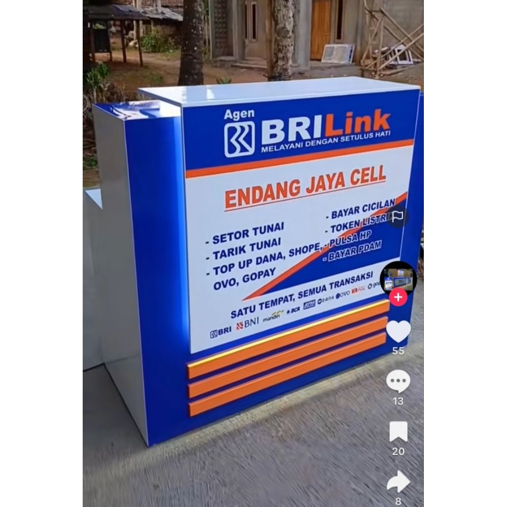 Spanduk Meja Bri Link Murah