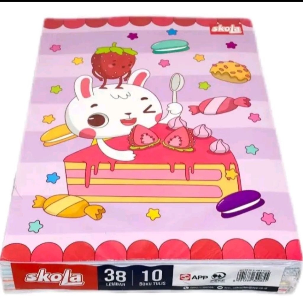 

Buku tulis Buku SiDU Skola sinar dunia 38 lembar isi 10 pcs