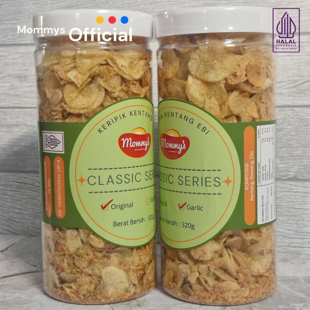 

Keripik Kentang Ebi Mommy's Breakfast 400g Classic Series