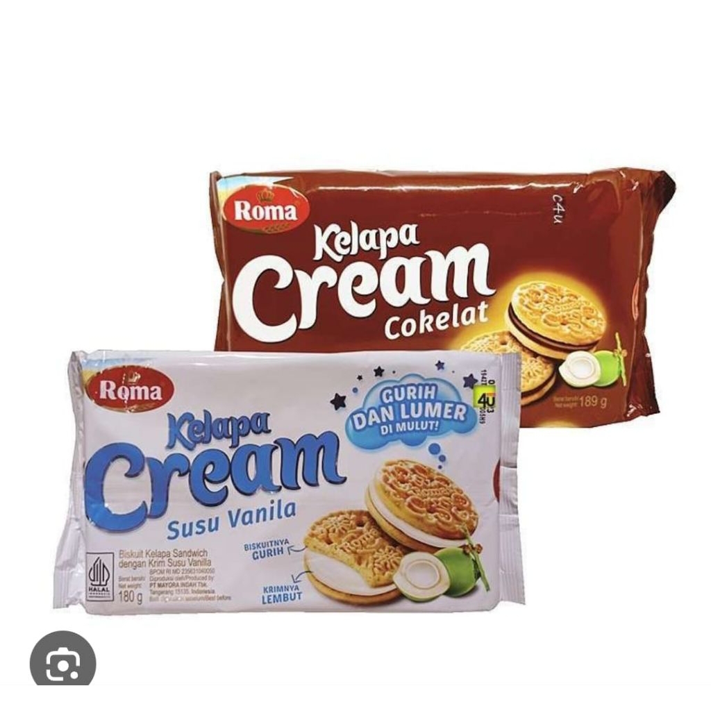 

roma cream vanila dan coklat 180gr