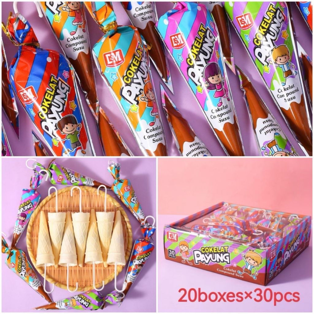 

Coklat Cemilan Snack Payung Mainan Anak Murah (isi 30 pcs)