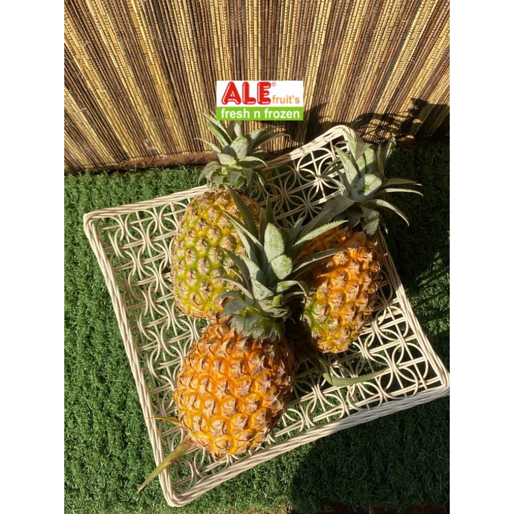 

Nanas fresh, nanas lokal fresh, nanas utuh 1 buah,pineapple