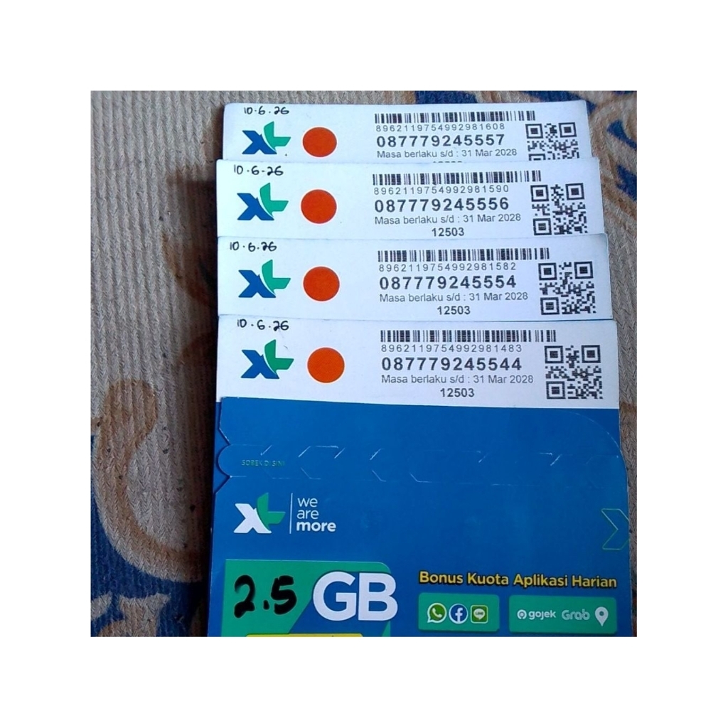 XL no cantik kuotanya 2,5GB