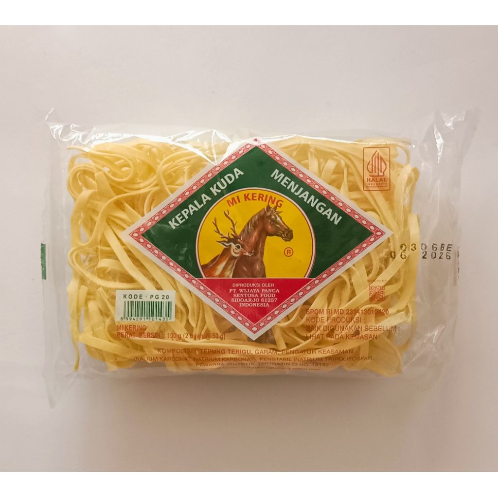 

Mie Kering Kepala Kuda Menjangan isi 2 Biji 100gr