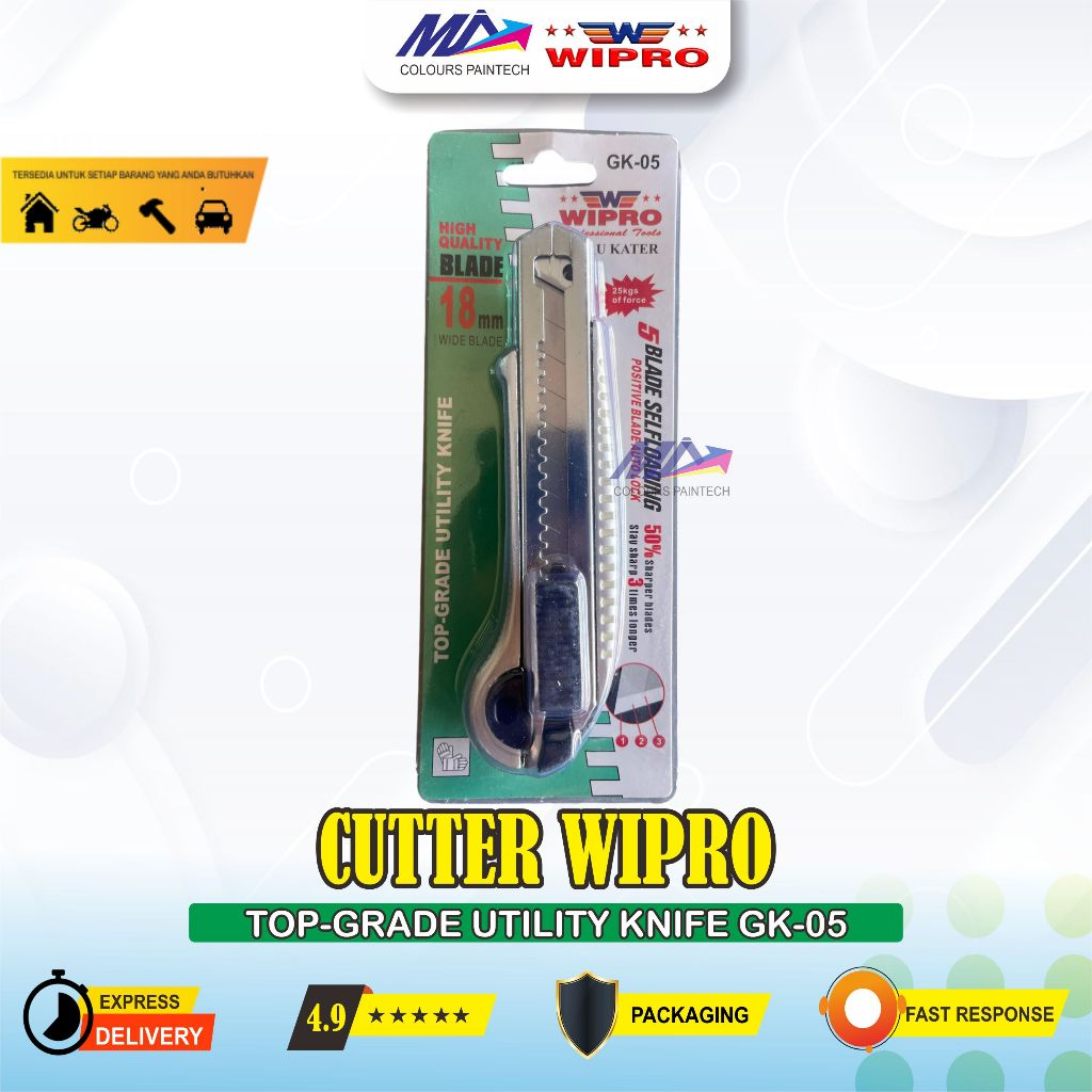 

WIPRO PISAU CUTTER BESAR FULL BESI TOP QUALITY
