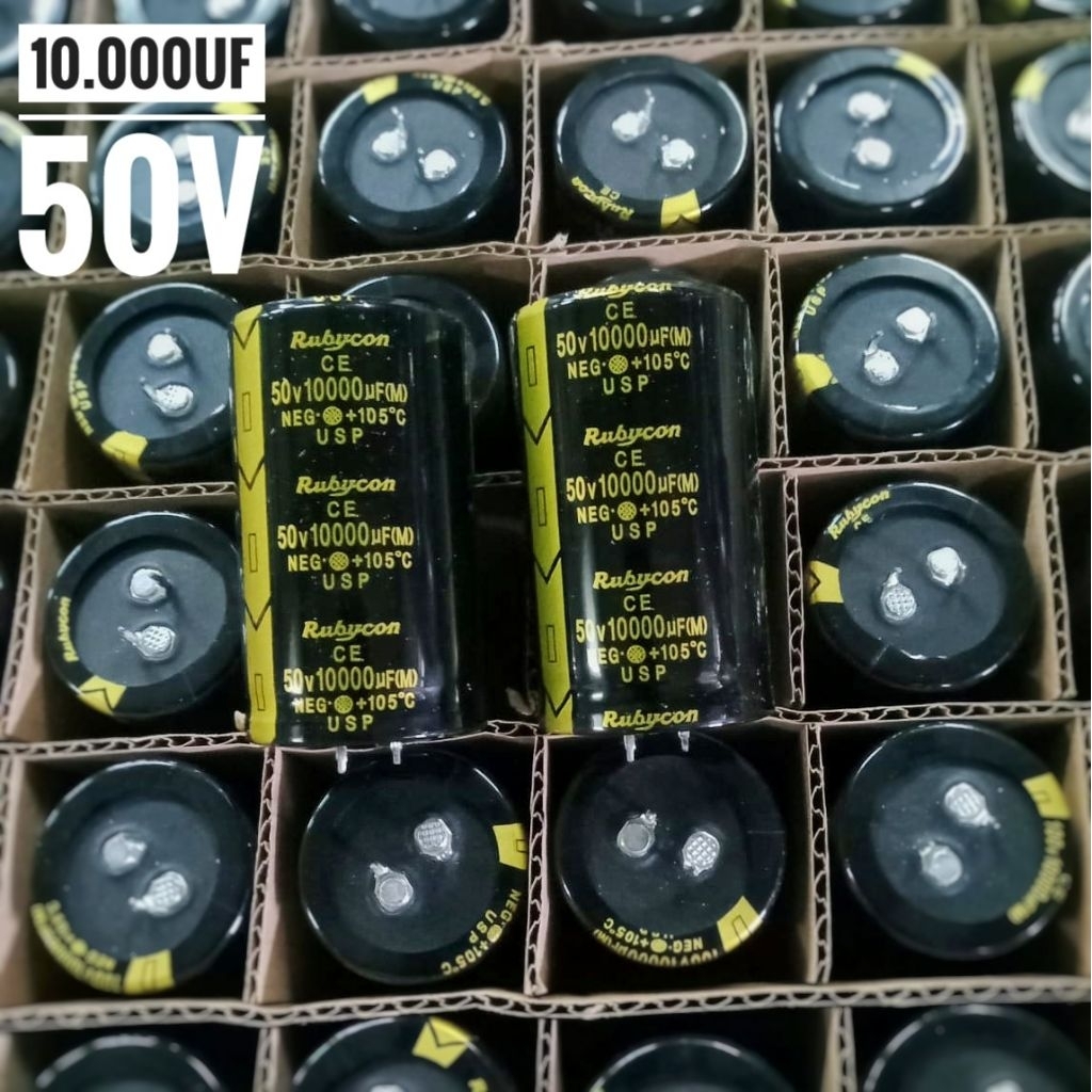 Elco Rubycon 10000uf 50v 10.000uf/50v Rubycon