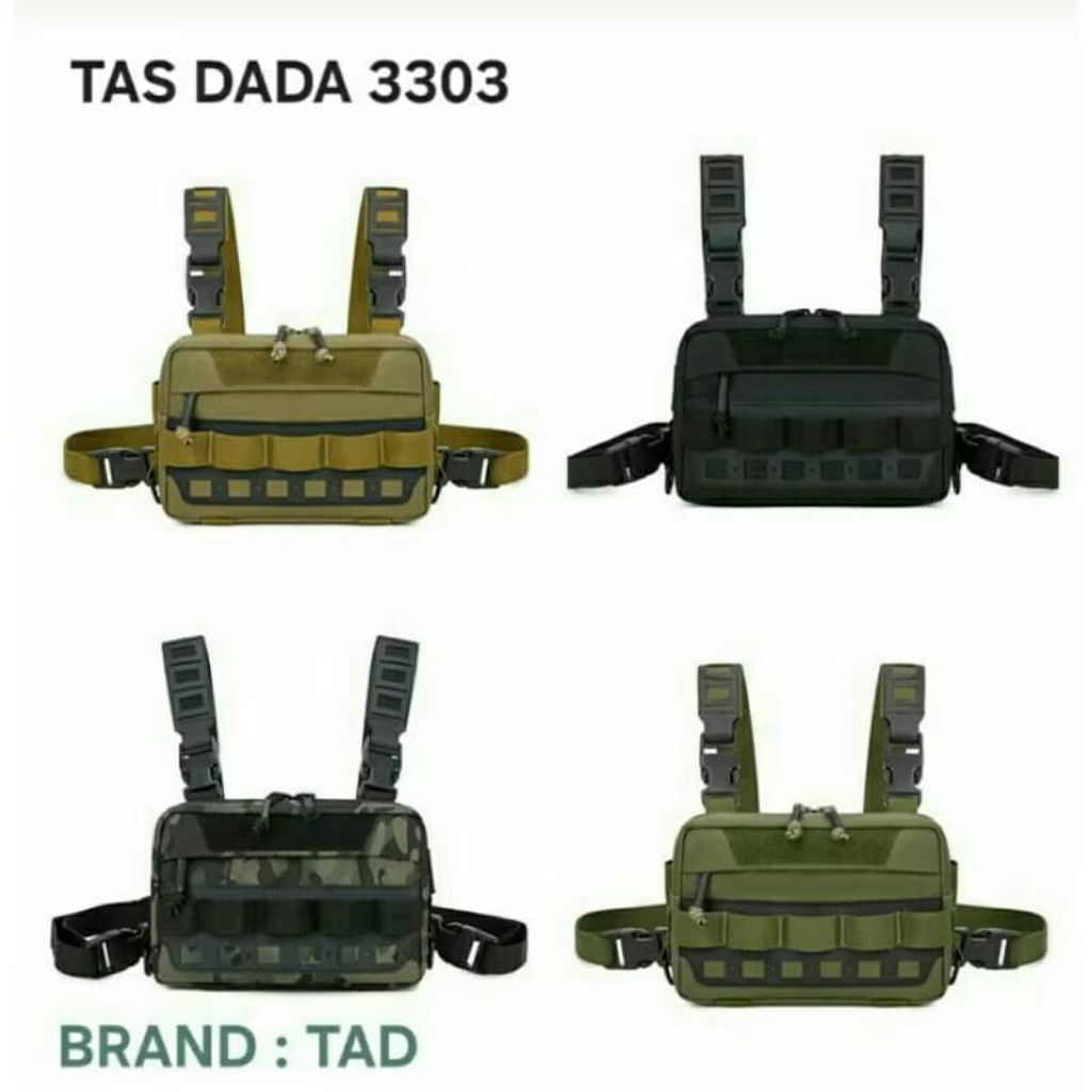TAS DADA IMPORT TACTICAL CHEST BAG 3303 BAGS VEST