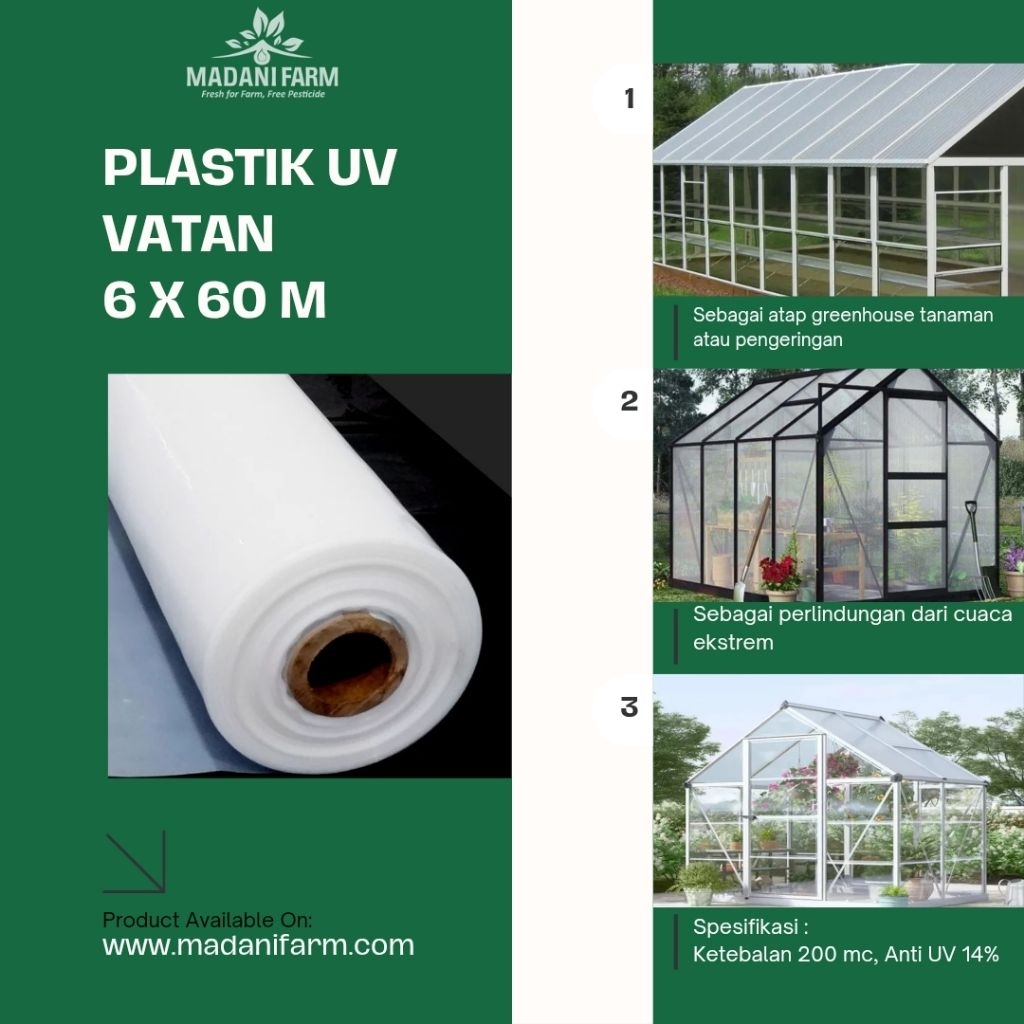 Plastik UV Vatan Turkey Lebar 6 Meter – ORIPlastik UV lebar 6 Meter vatan turkey awet dan tahan lama