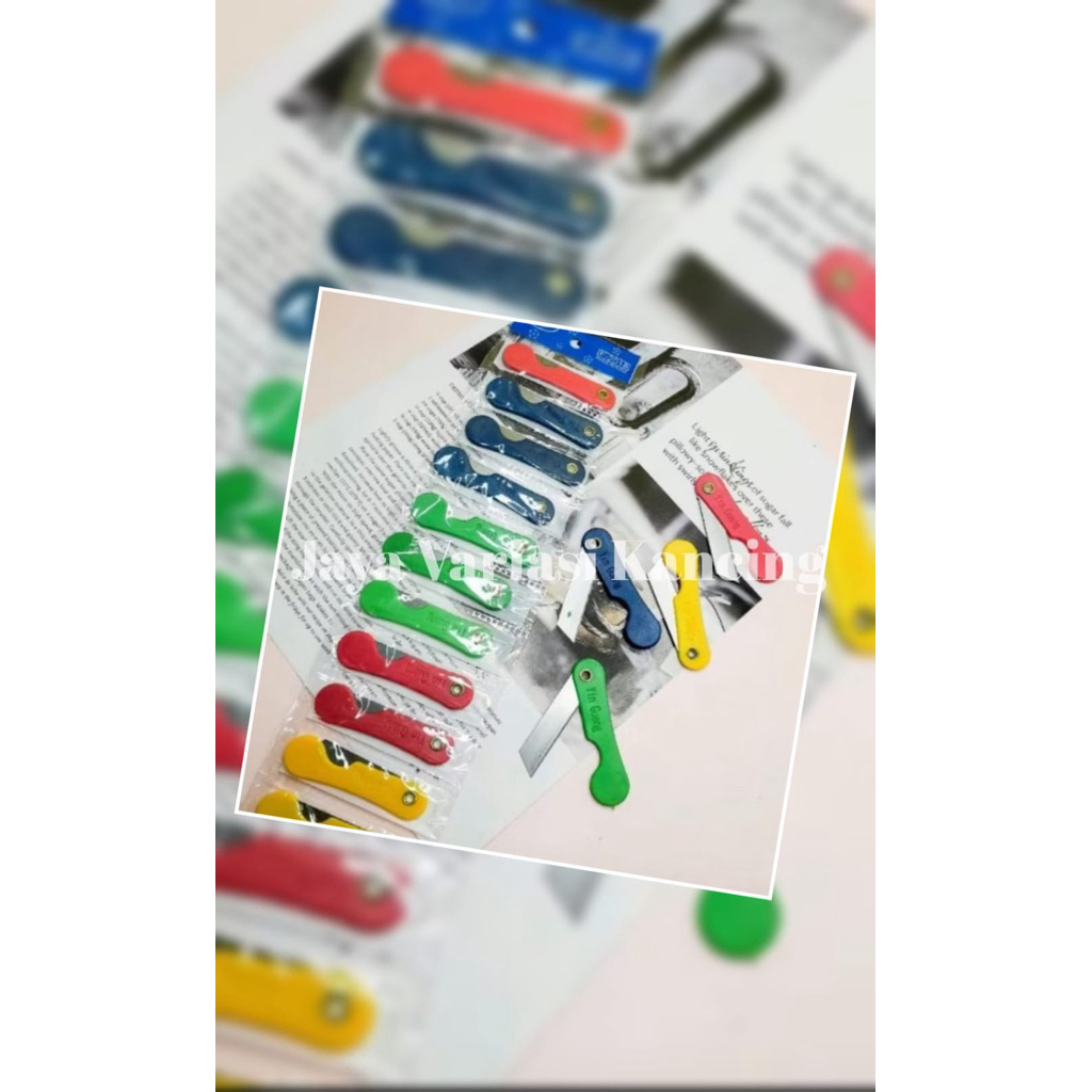 

(Per Pcs) CUTTER PISAU LIPAT KECIL WARNA MURAH