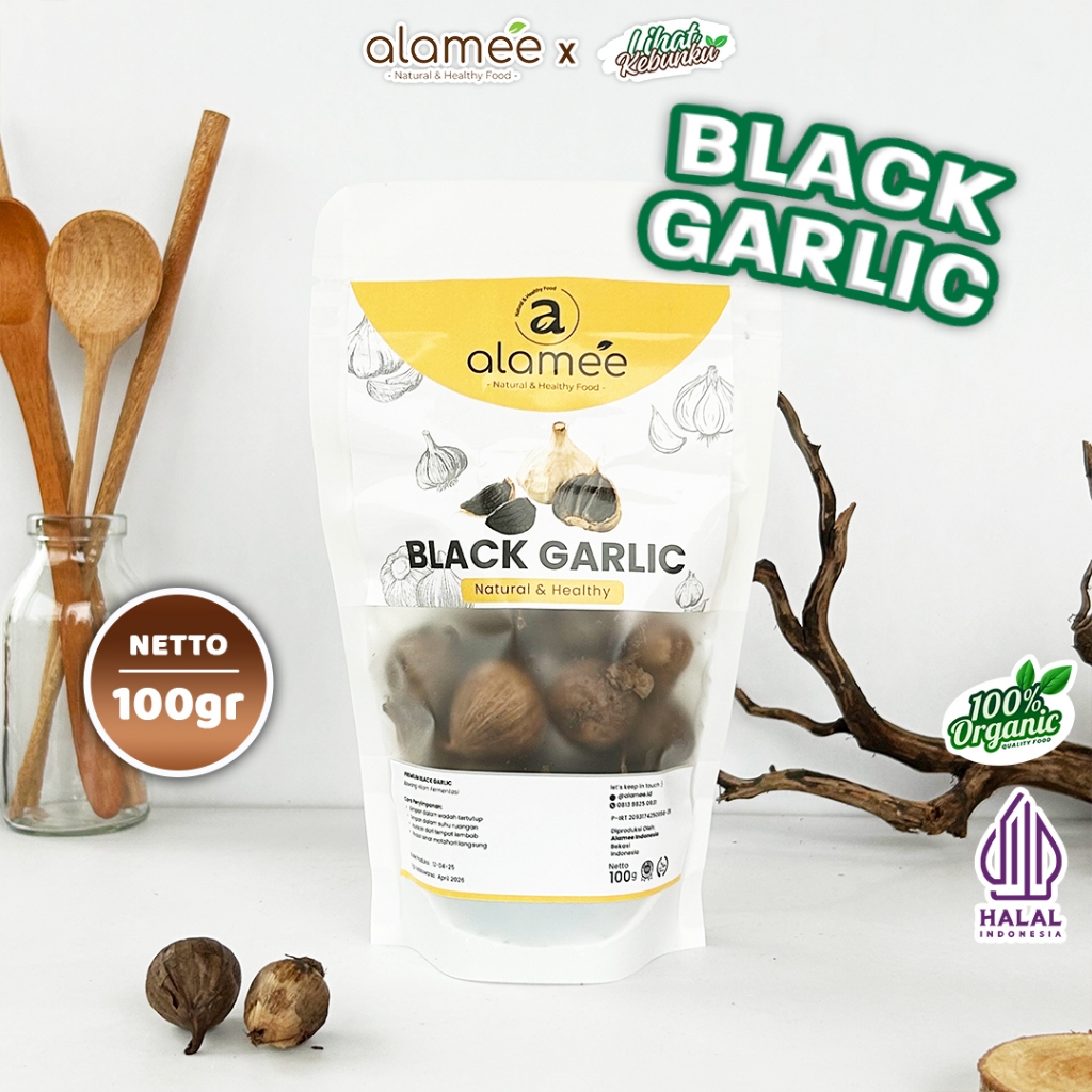

ALAMEE Bawang Hitam Tunggal Black Garlic Lanang Herbal Alami Natural 100gr LIHAT KEBUNKU