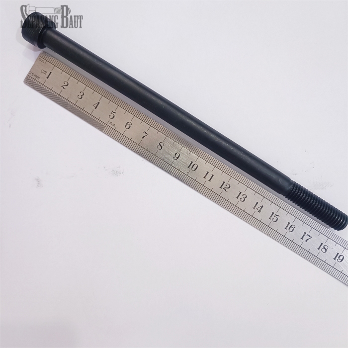 M10 x 180 Baut L Baja Hitam 12.9 Hex Socket Screw M10x180