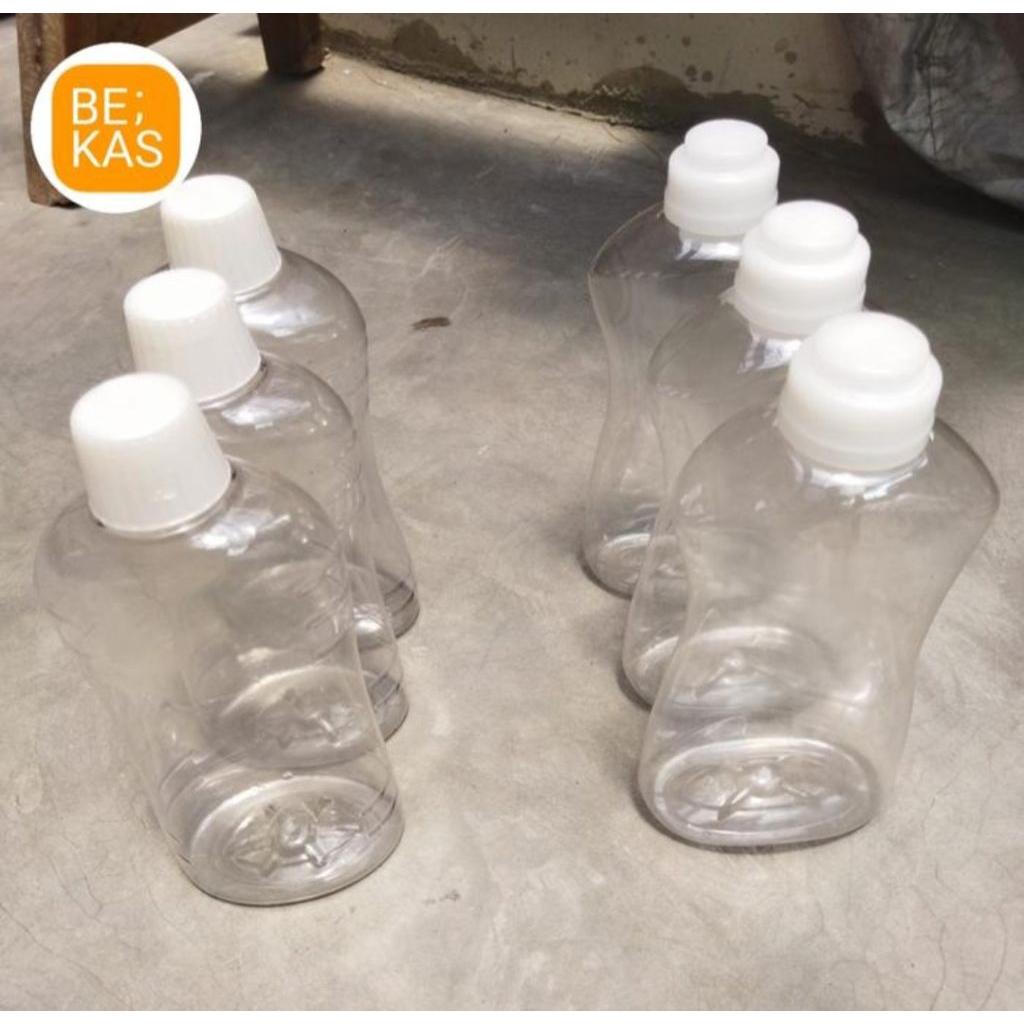 Botol Plastik bekas detergent bersih