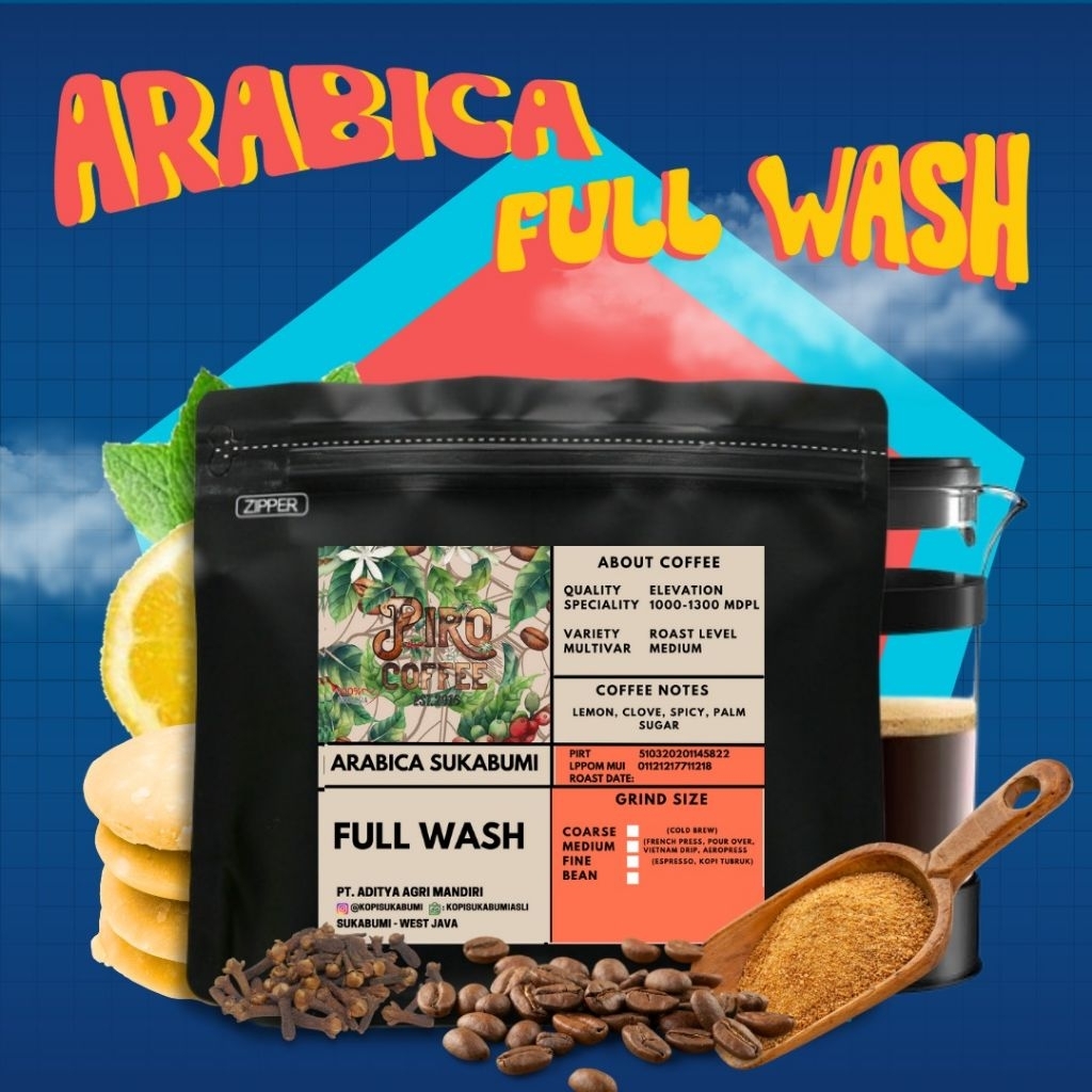 

Arabika Full Washed Speciality Coffee Kopi Sukabumi