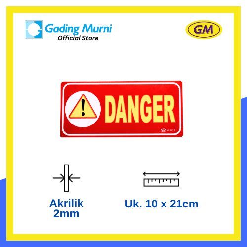 

GM LABEL DANGER LM-308C MEDIUM WARNA