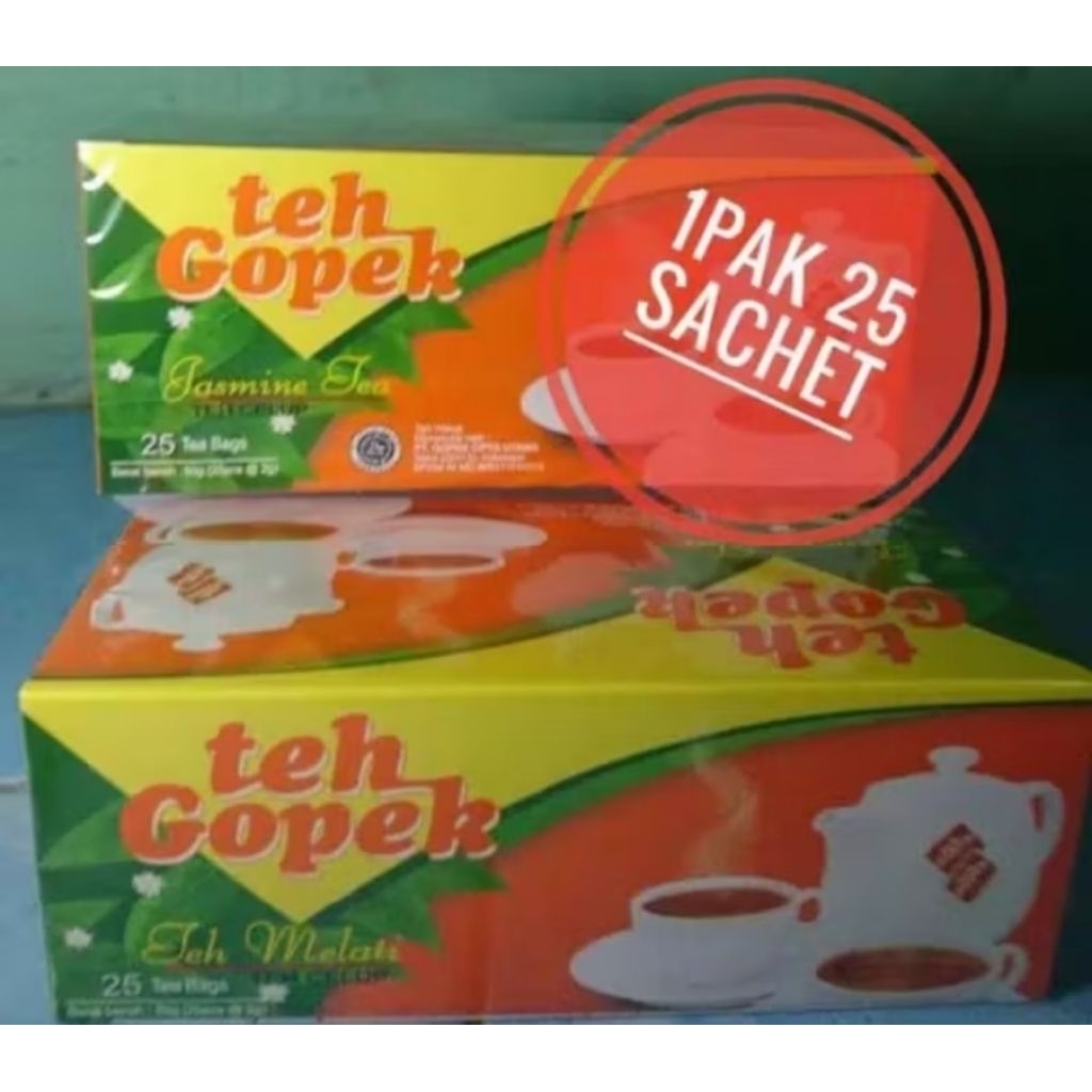 

teh gopek celup teh melati 25 tea bags