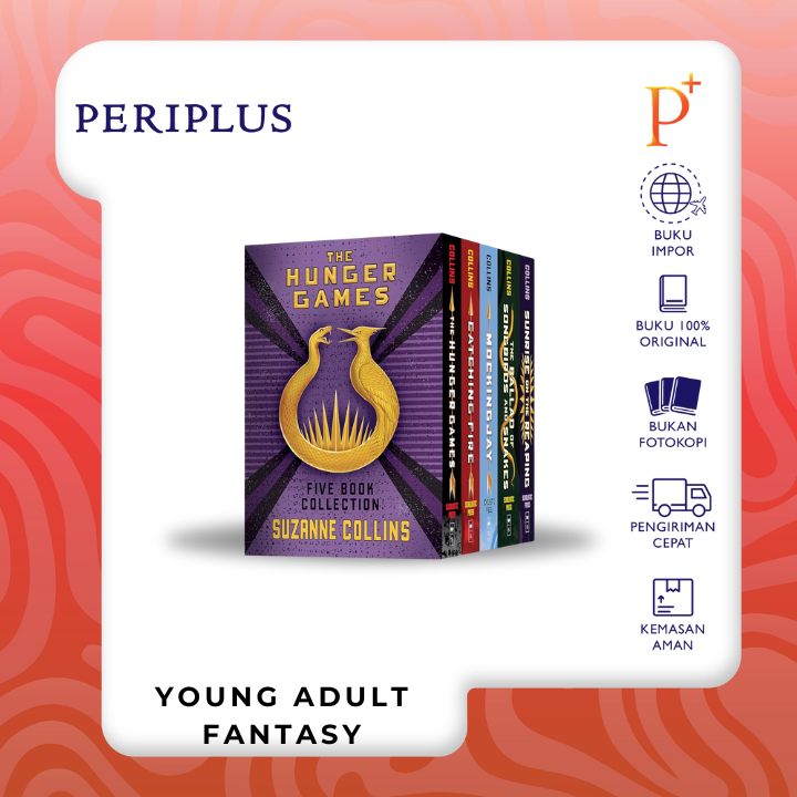 Hunger Games 5-Book Hardcover Box Set by Suzanne Collins - 9781546178774