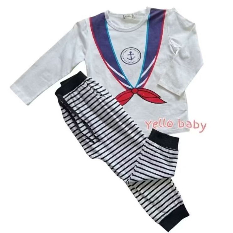 PROMO RIJEK SETELAN PIYAMA ANAK L NICE