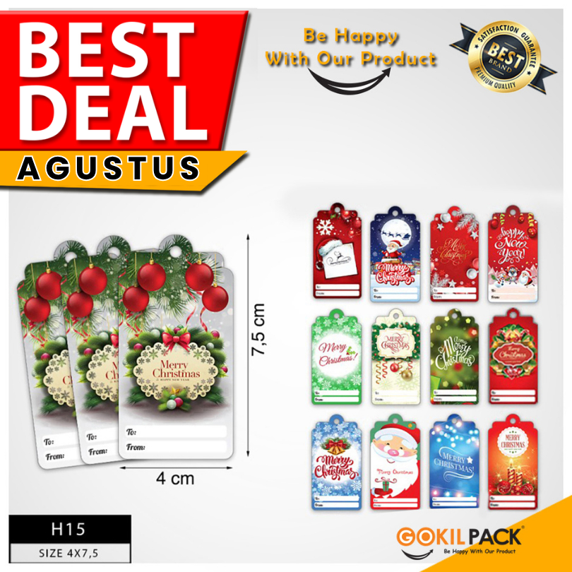 

Hang Tag – Hang Tag Motif Merry Christimas 7,5x5 | H15