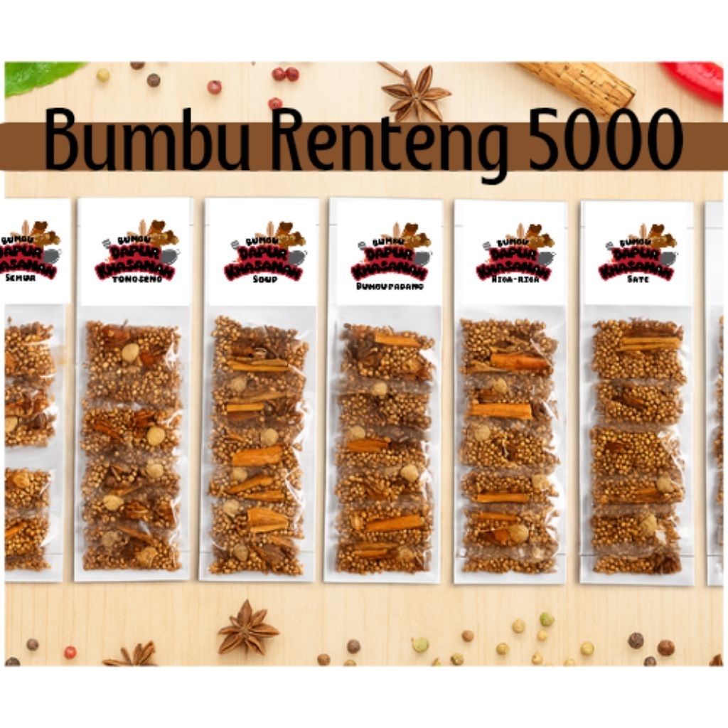 

Bumbu renteng isi 8 lebih ekonomis bumbu asli tidak bahan pemutih semur rendang Soup soto rica rica gulai