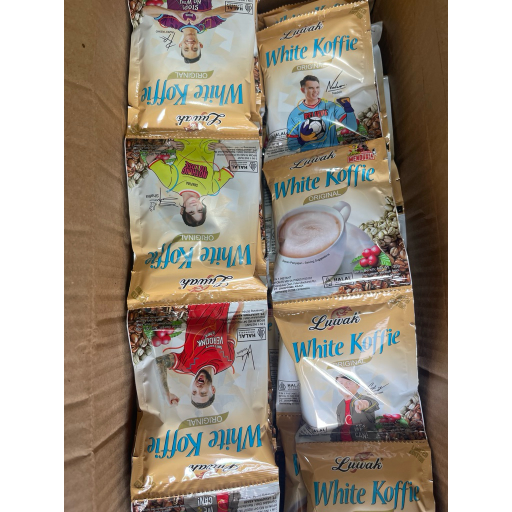 

LUWAK White koffie Original 10pcs kopi instan