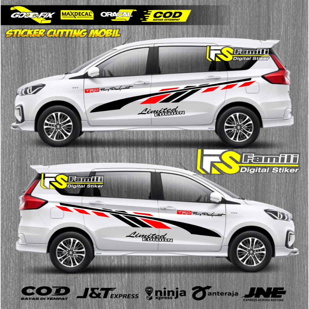 ALL NEW PROMO STIKER MOBIL ERTIGA STICKER CUTTING SUZUKI