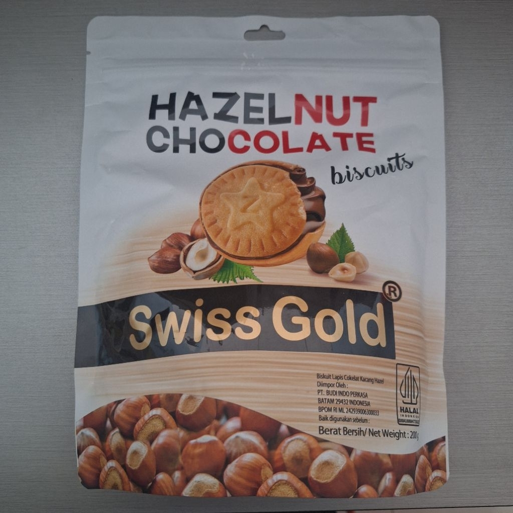 

Swiss Gold Chocolate Hazelnut / Hazelnut White Chocolate Biscuit - Swiss Gold