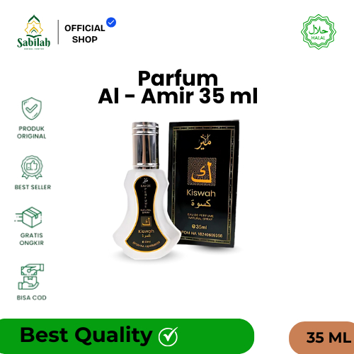 Al Amir Parfum Arab Oud Series Natural Spray 35ml Tahan Lama - OUD Kiswah