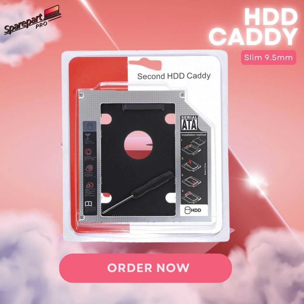 Best Quality SSD HDD Caddy Laptop Toshiba 9.5mm Slim | 12.7mm Tebal