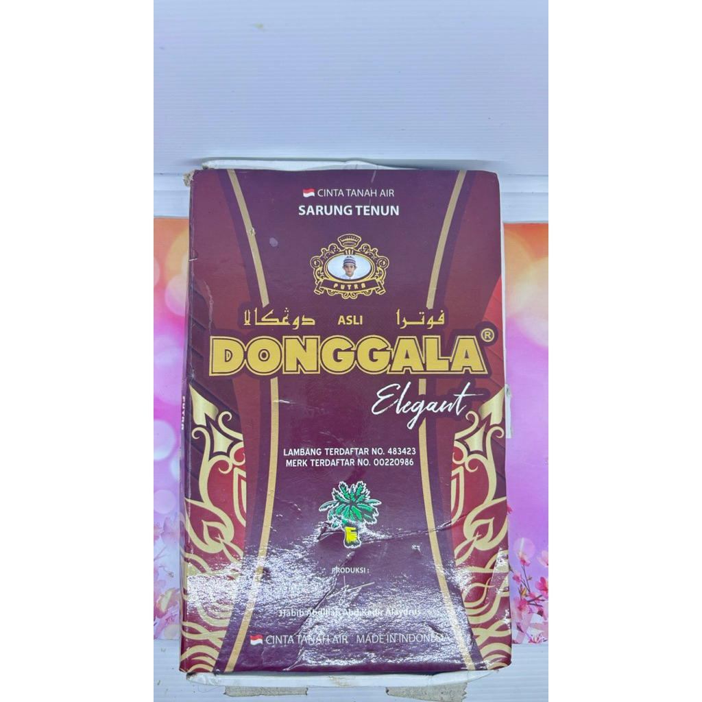 ( ORIGINAL ) Sarung Tenun DONGGALA / PUTRA DONGGALA  ORIGINAL motif Terbaru