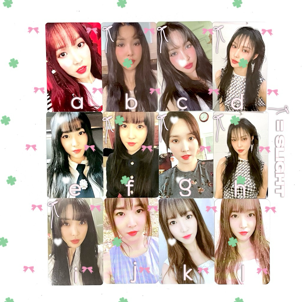ೀ Official Photocard  ͏.ᐟ  Yuju GFriend era; sunny summer, sots, rainbow, labyrinth ˳♡