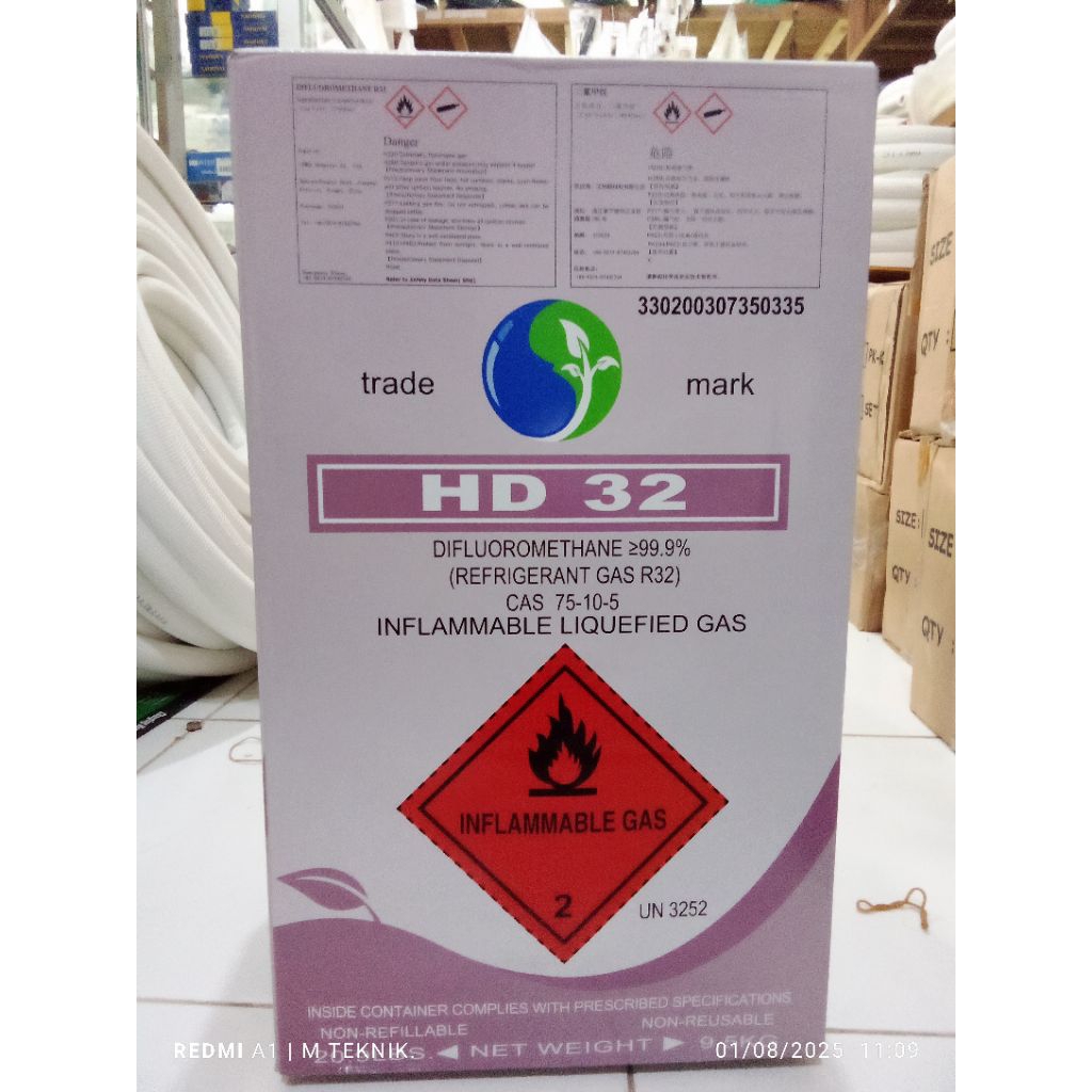 HD R32 FREON BESAR (9,5KG)