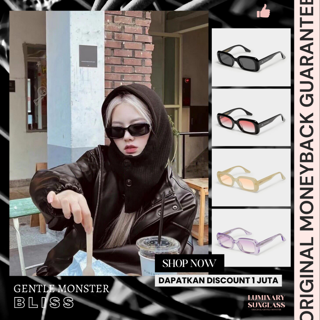[ORIGINAL] GM Bliss Sunglasses / Kacamata Hitam / Glasses