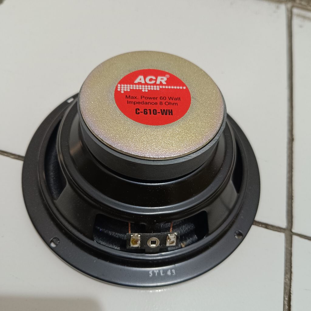 Speaker ACR 6 inch C-610-WH Original Speaker ACR 610 WH Middle