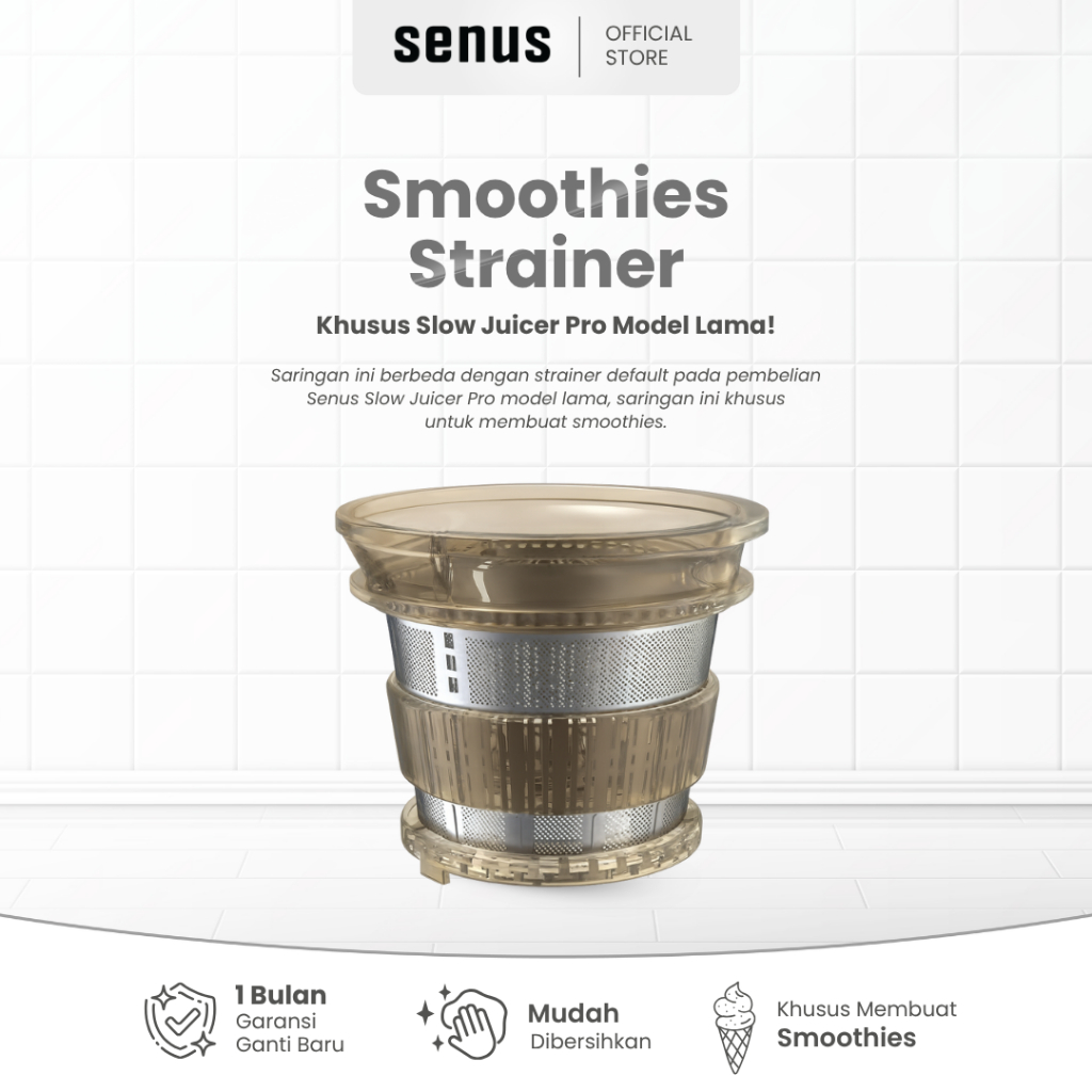 Senus smoothies strainer saringan (KHUSUS UNTUK SMOOTHIES) Slow Juicer Pro Model Lama