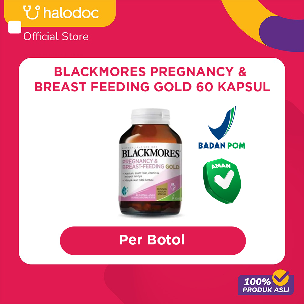 Blackmores Pregnancy & Breast Feeding Gold 60 Kapsul