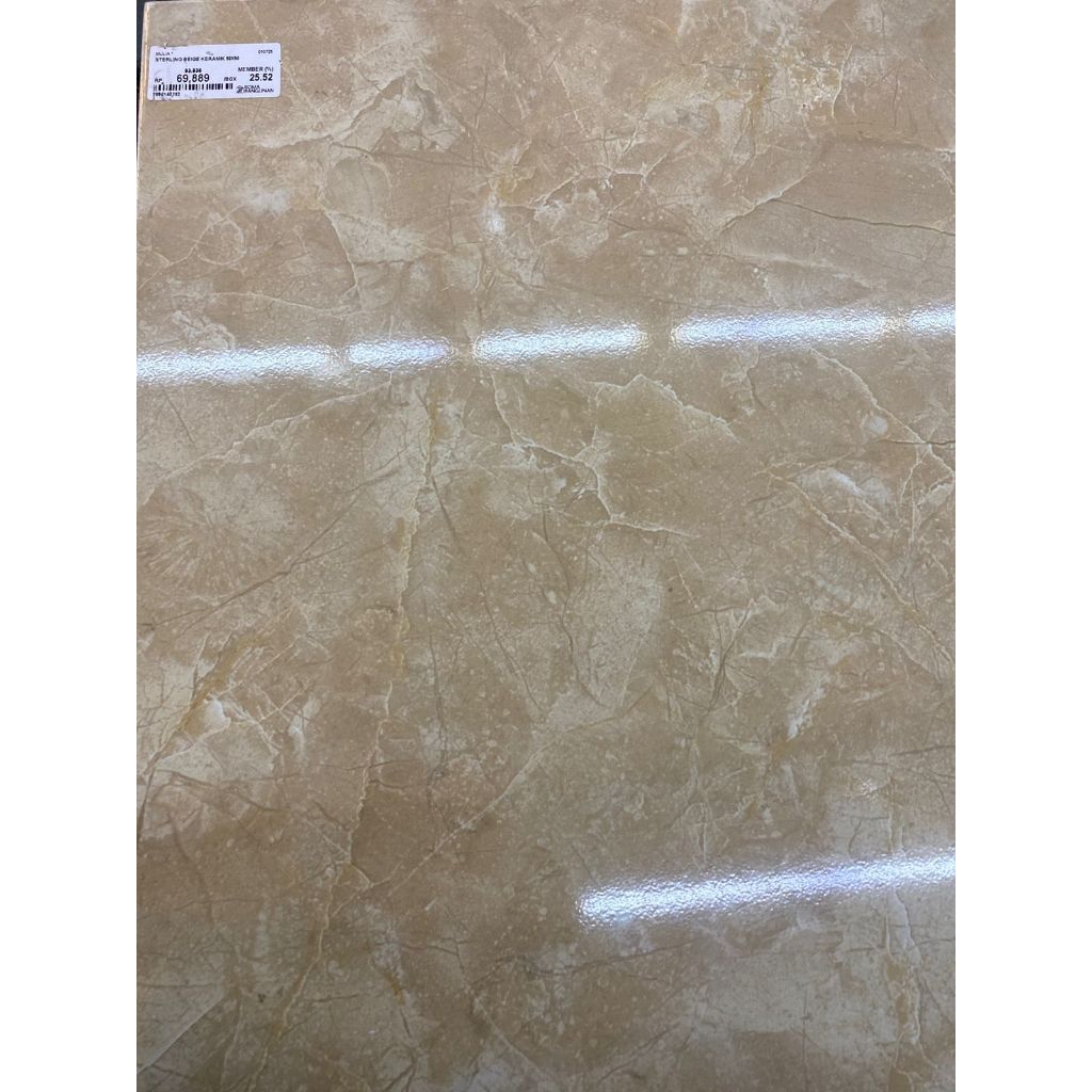 Mulia Keramik / Keramik Lantai Sterling beige 50X50