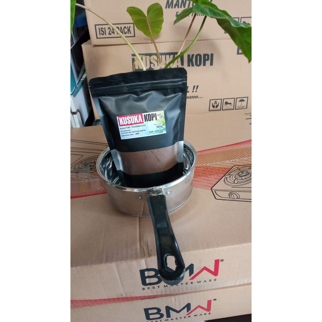 

Sale... !!Kopi bubuk murni Kusuka free panci susu