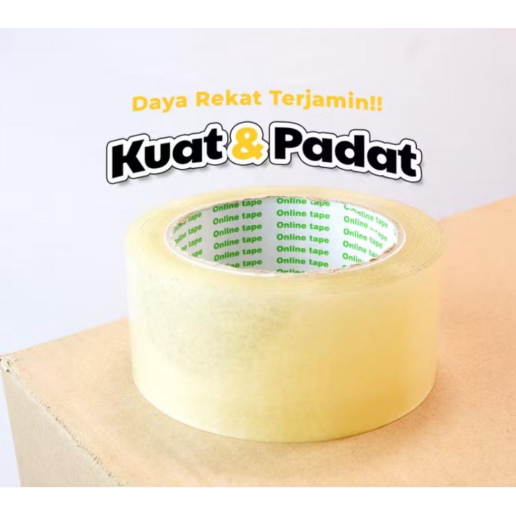 

Pcs Lakban Bening & Coklat 48 MM >X 90 Yard 1pcs Tebal Kuat Isolasi ONLINE TAPE OPP. DOMINATOR SHOP