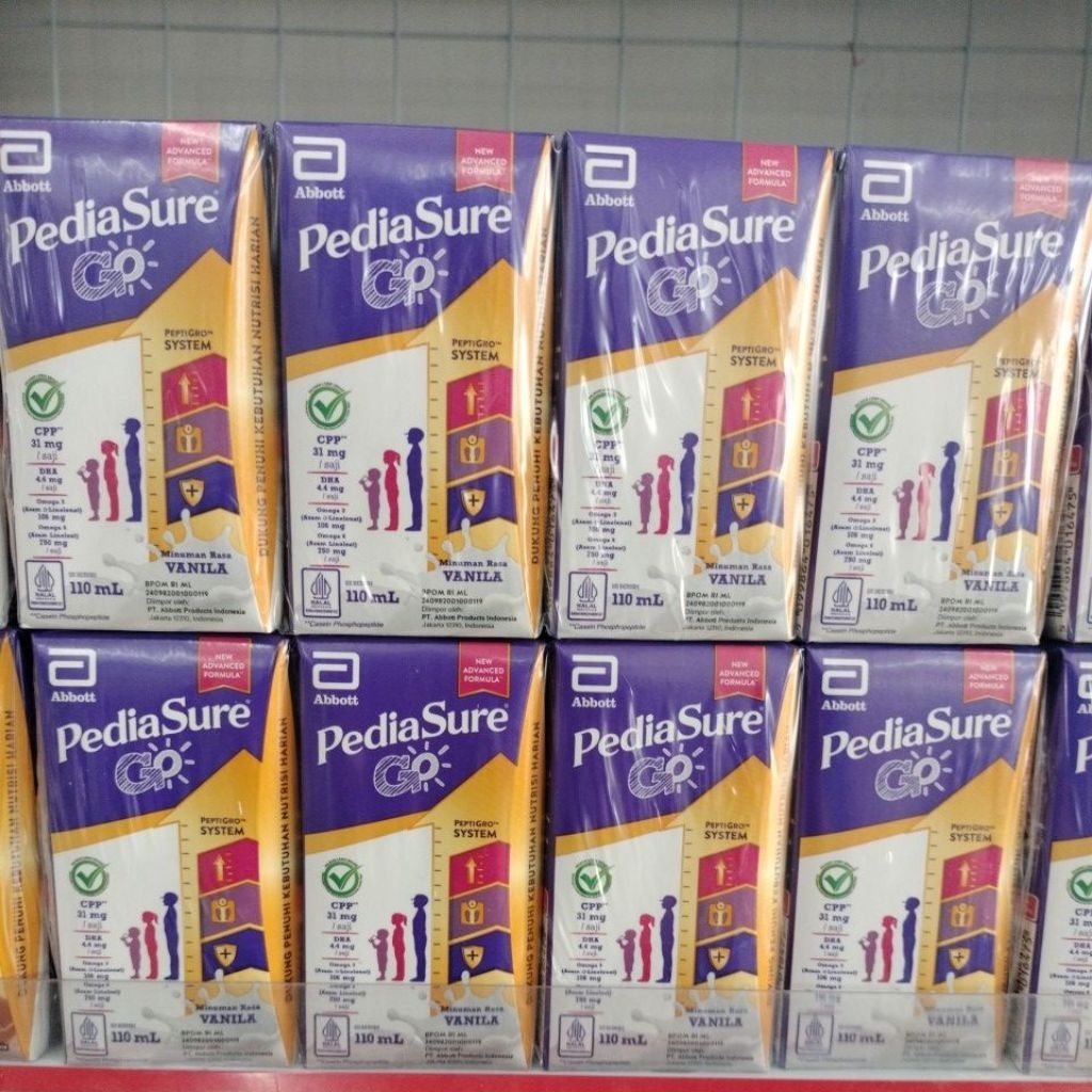 Pediasure Go UHT Vanila/Coklat Ed Agustus 2026