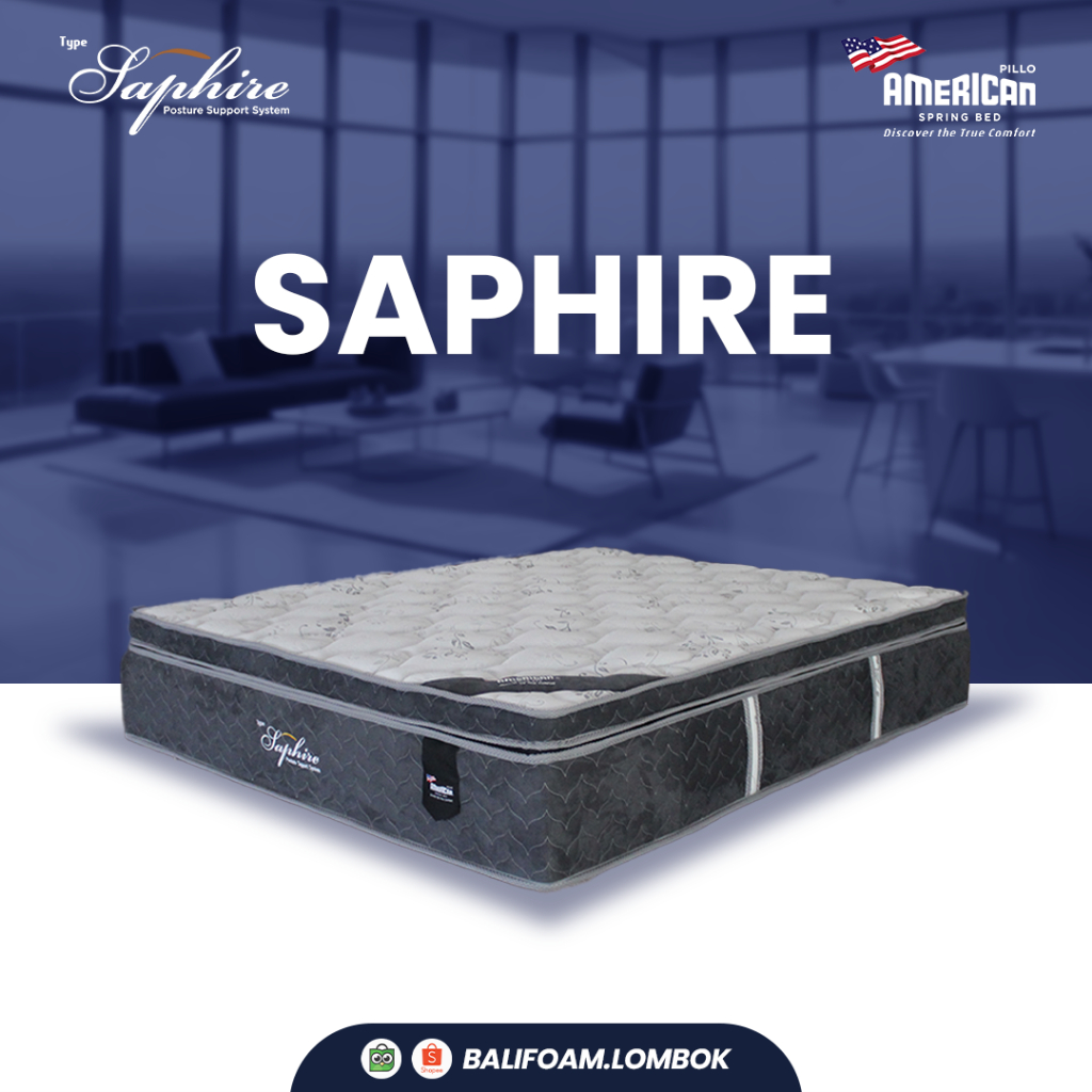 AMERICAN PILLO SPRING BED TYPE GRAND IMPERIAL SAPHIRE