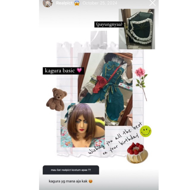 fullset cosplay kagura