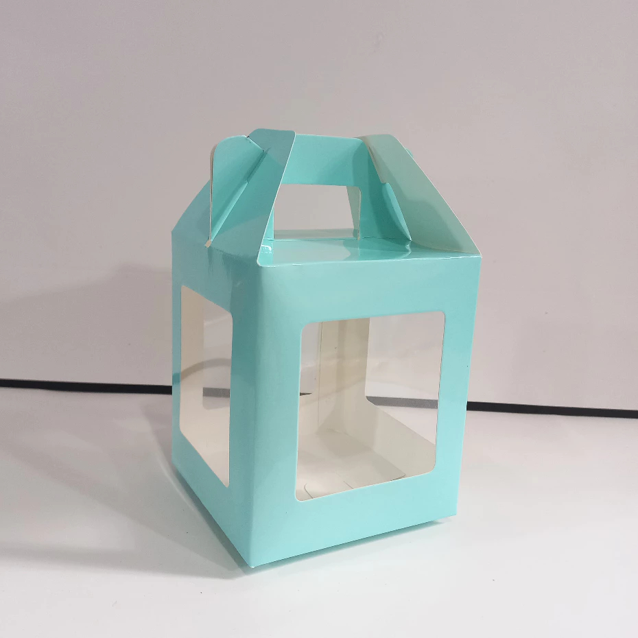 

Box Cupcake Biru Kemasan Elegan Ukuran Satuan 9x10.5x10.5 Cm Estetik Simpel Elegan