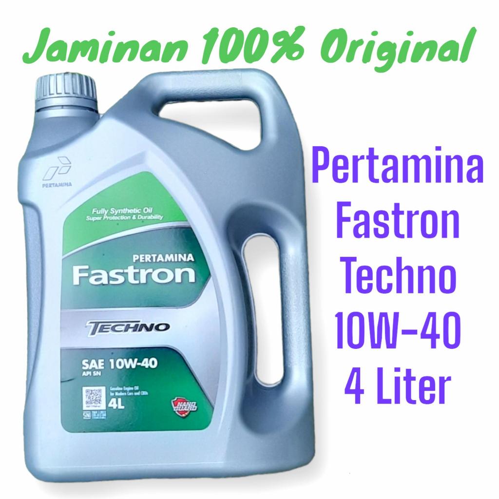 Oli Mesin Mobil 4 Liter - ORIGINAL PERTAMINA FASTRON TECHNO SAE 10W-40