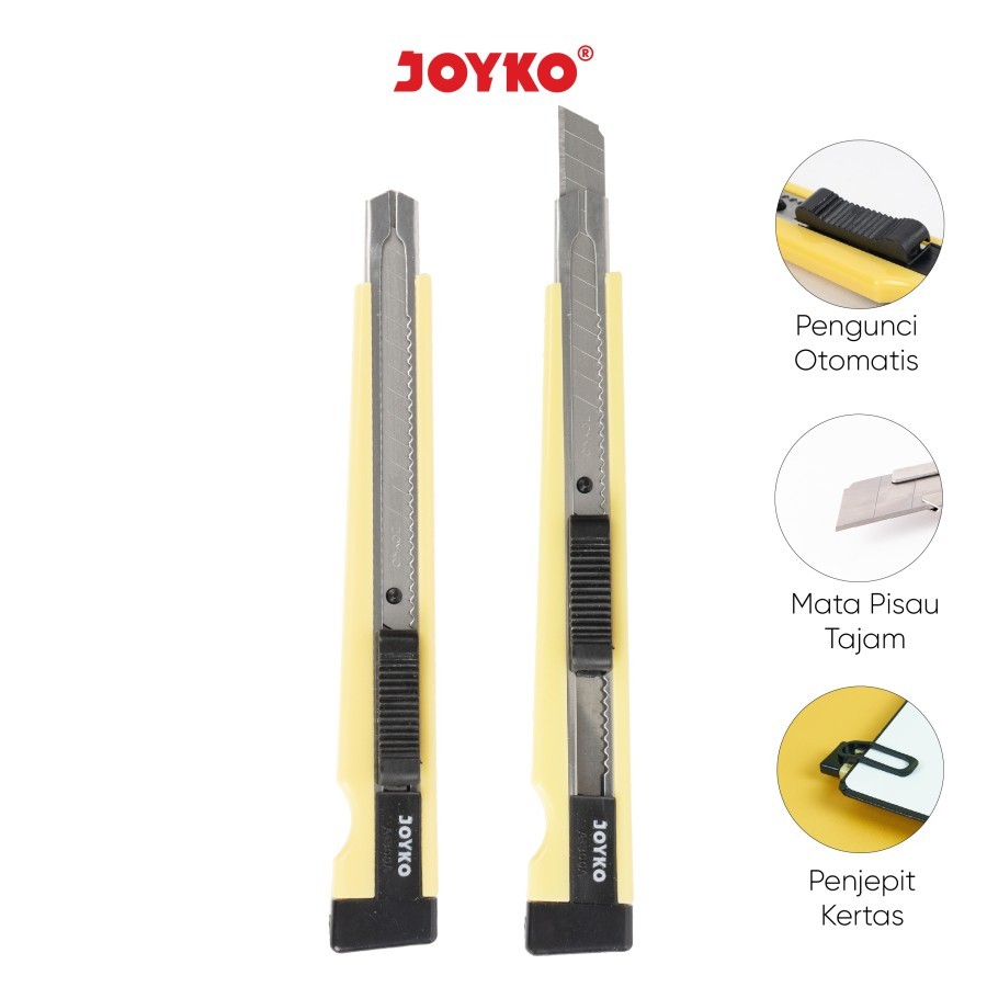 

Cutter A-300A Auto Lock Pisau Cutter Serbaguna Ukuran 15 cm Blade A-100