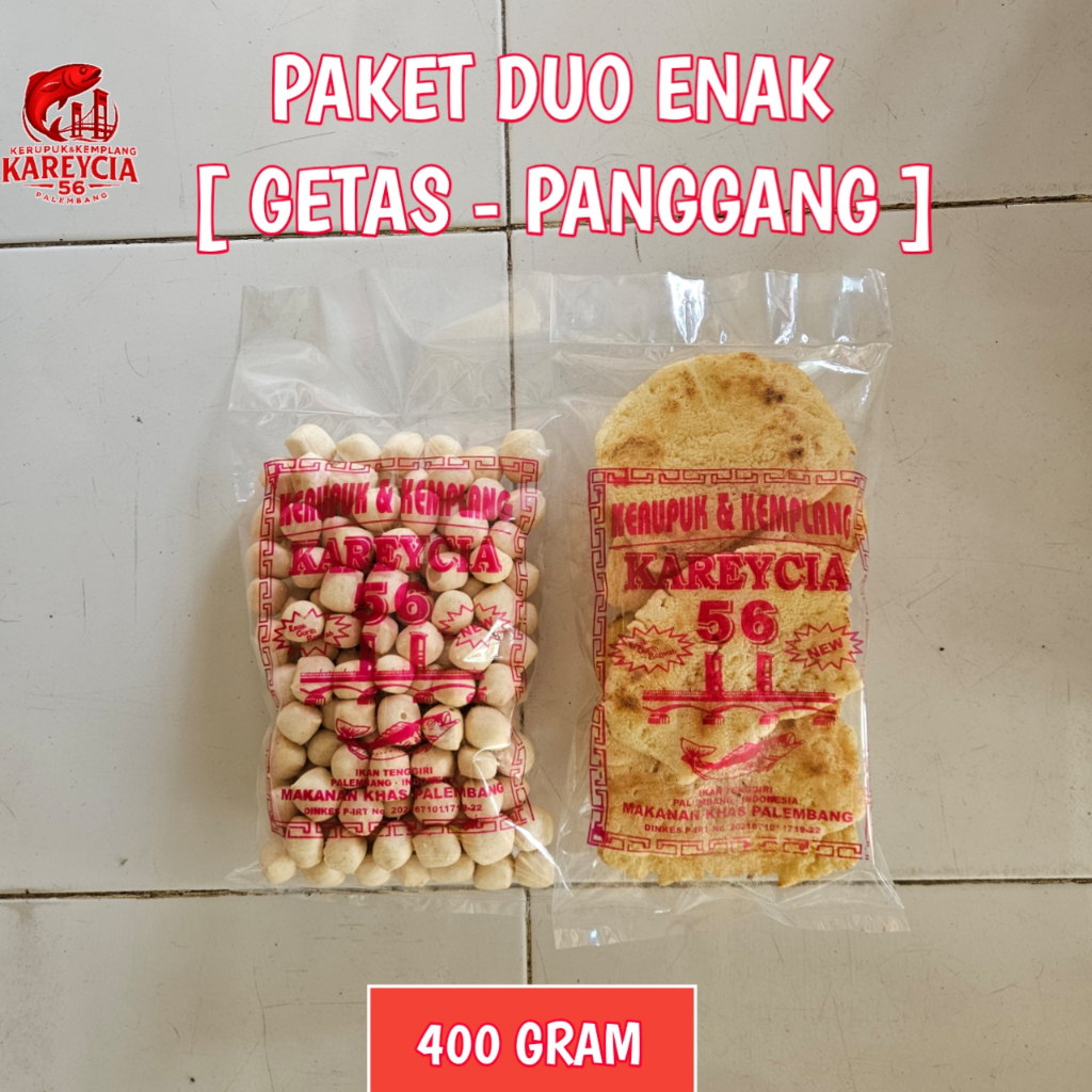 

Kerupuk Kemplang Ikan Tenggiri - Paket Duo Enak 2 Bungkus – Hemat & Fresh – Khas Palembang - 400 Gram