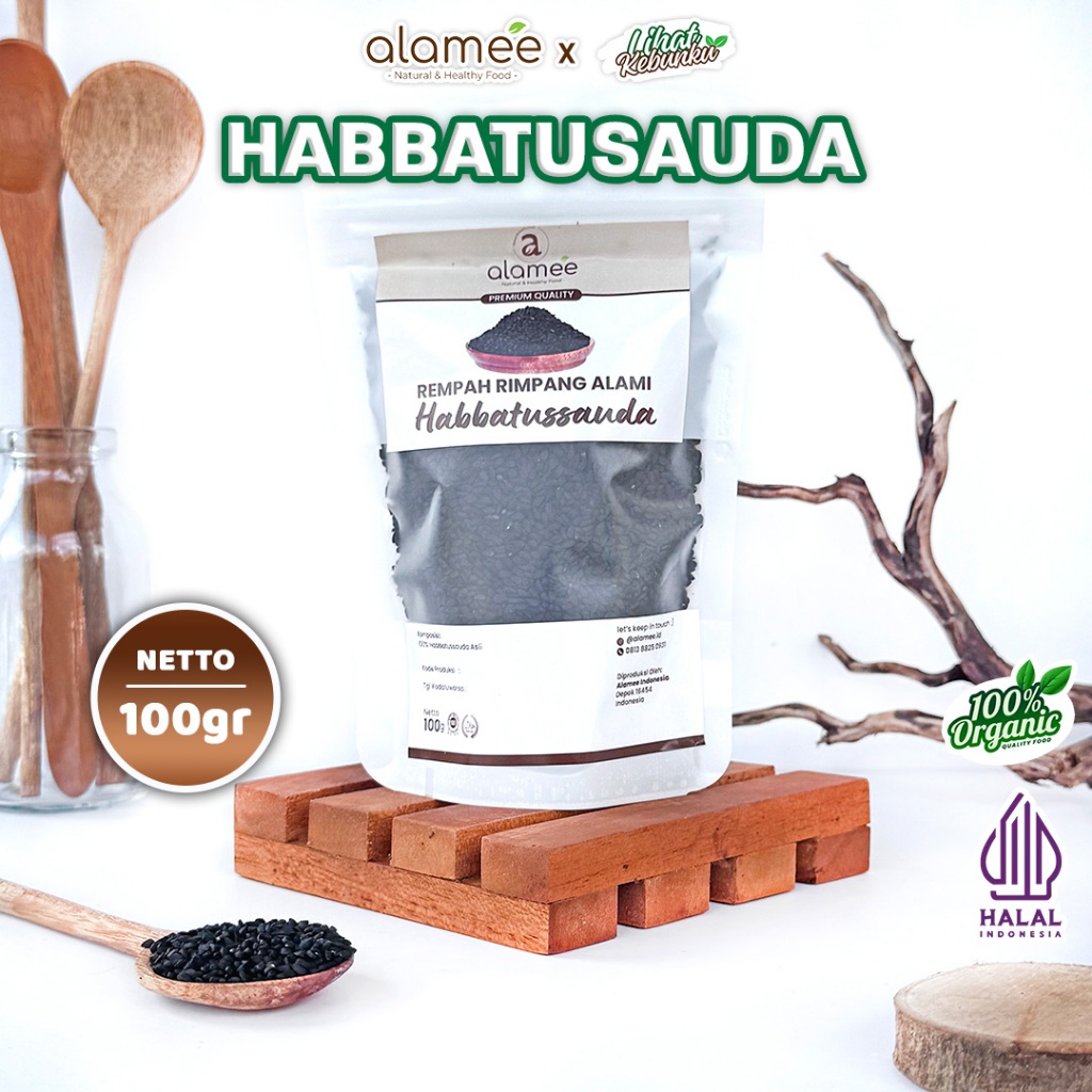 

ALAMEE Biji Jintan Hitam Habbatussauda Jinten Habatusauda Original Asli 100 gram lihat kebunku
