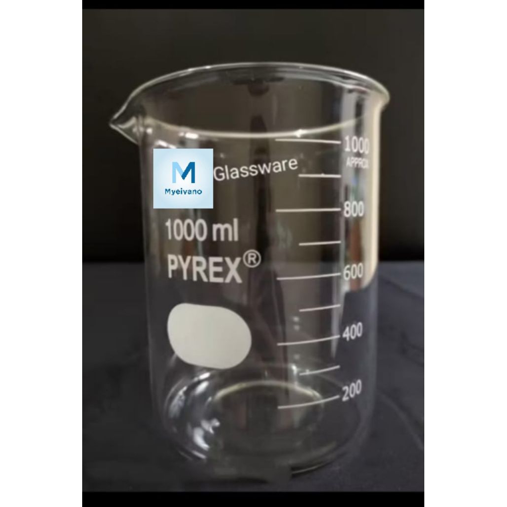 Beaker glass 1000ml pyrex