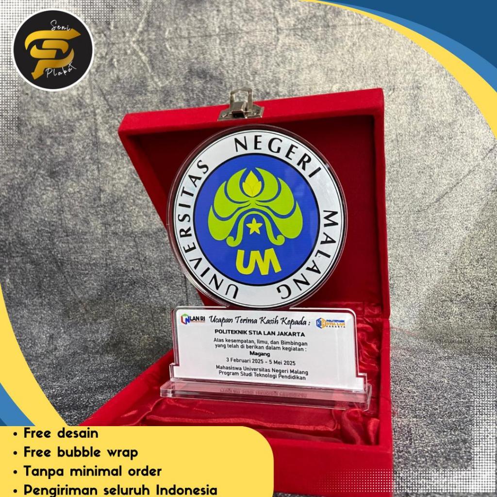 Plakat PKL Akrilik Custom, Terlaris & Termurah