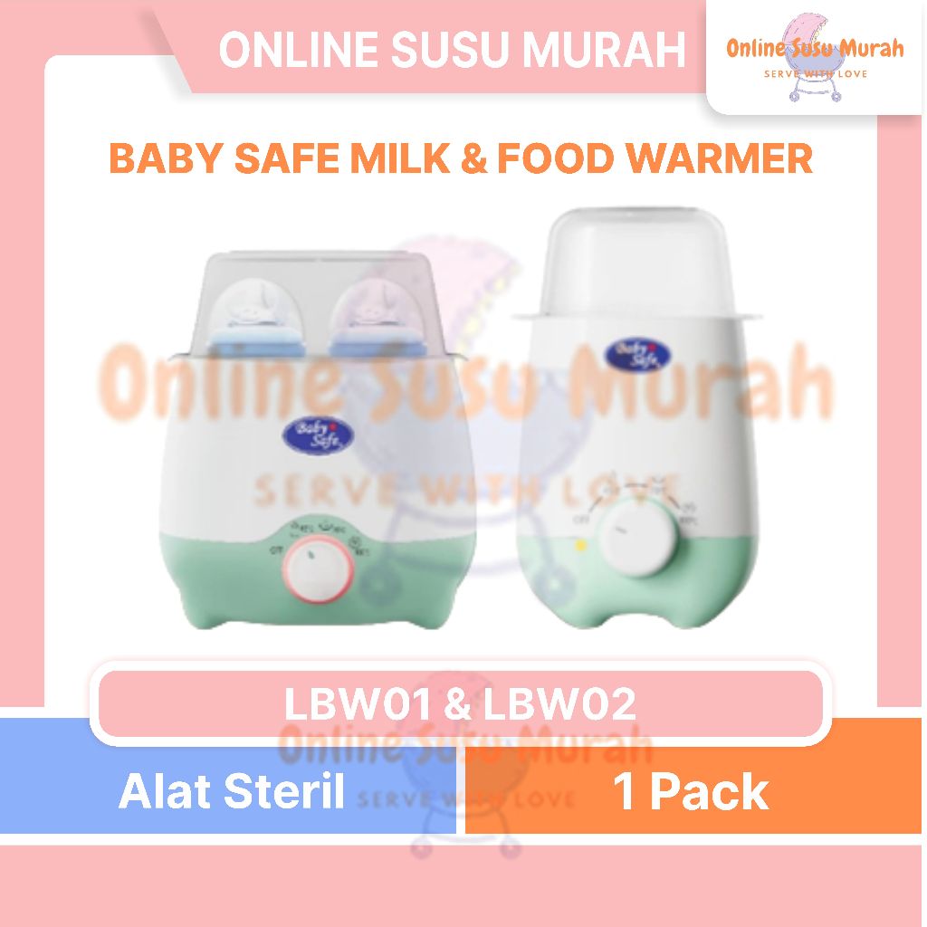 BABYSAFE LBW01 LBW02 MILK & FOOD WARMER ALAT STERIL PENGHANGAT MAKANAN BOTOL SUSU BABY SAFE PRLA