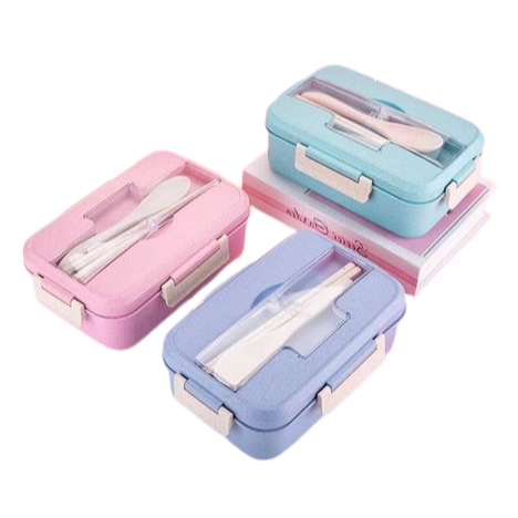 Kotak Bekel Lunch Box Jerami Set Kotak Bekal Makan / Bontot Makan